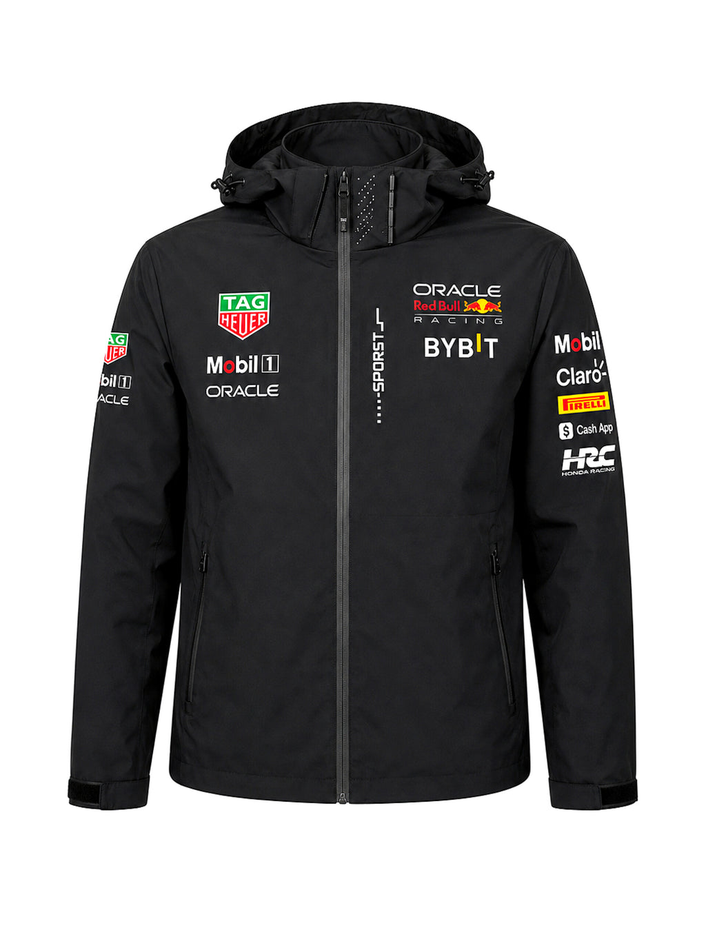 Chubasquero Impermeable de Red Bull Negro
