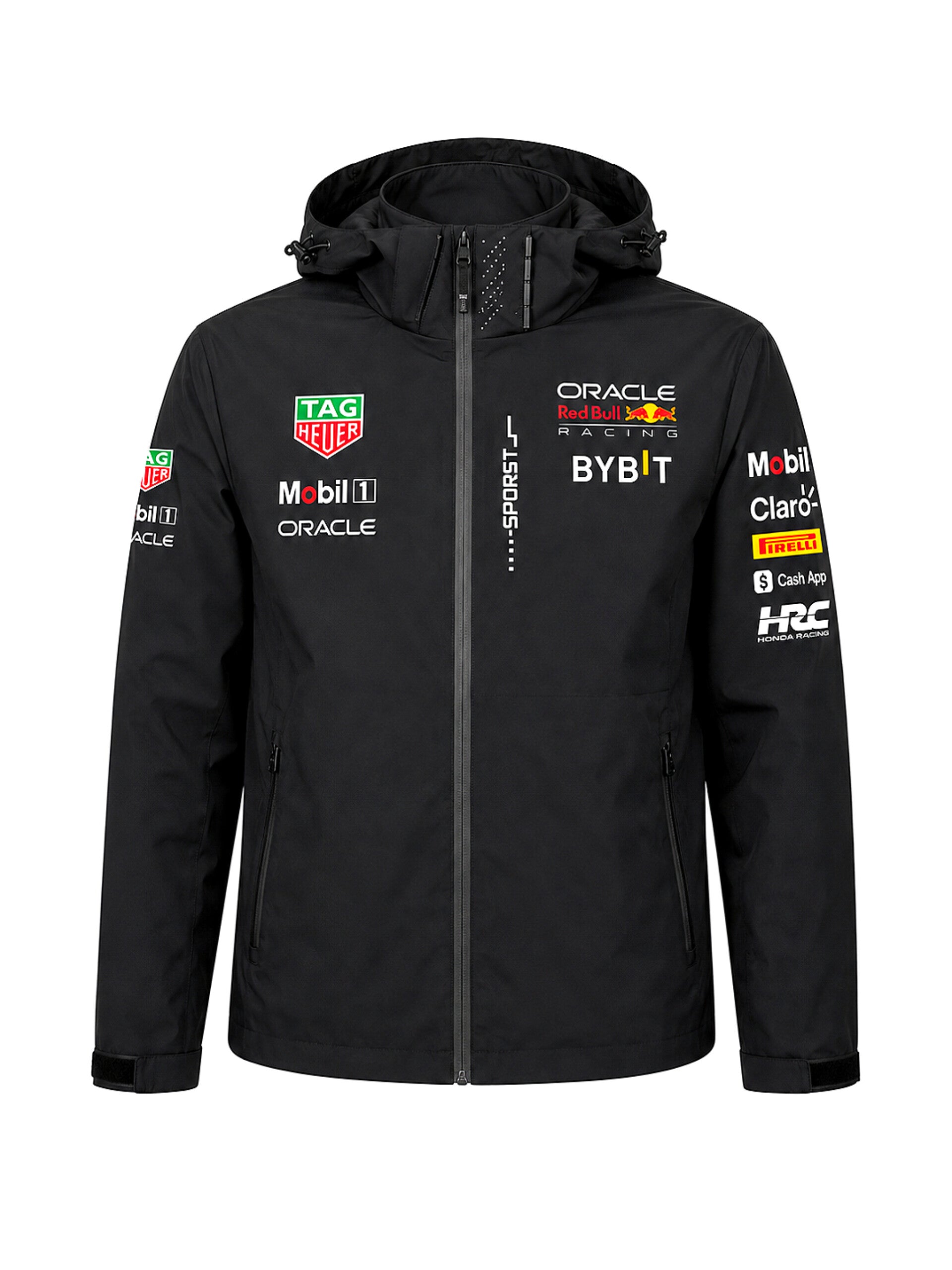 Chubasquero Impermeable de Red Bull Negro