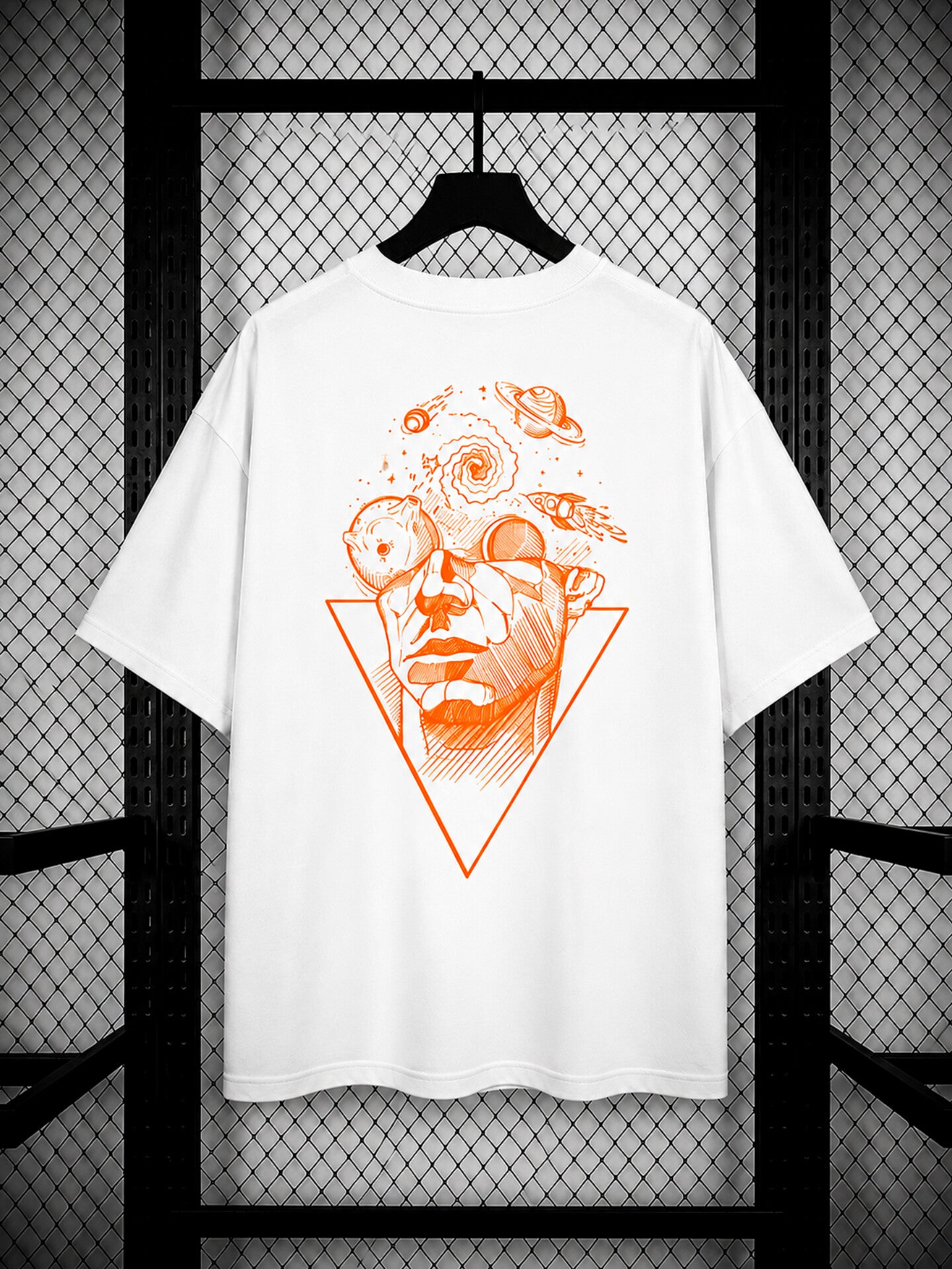 Camiseta con Estampado Creativo