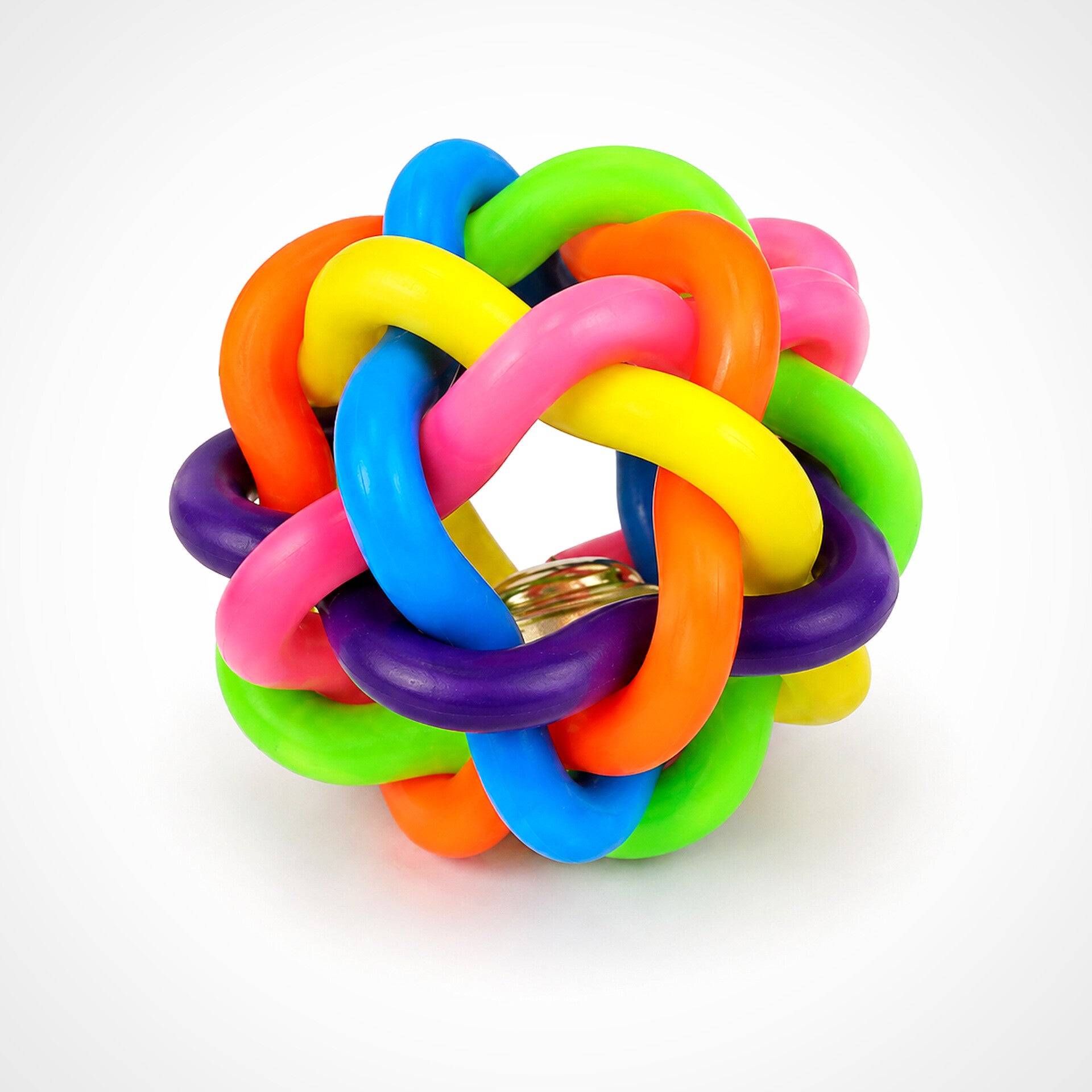 Pelota Tejida Colorida con Campana