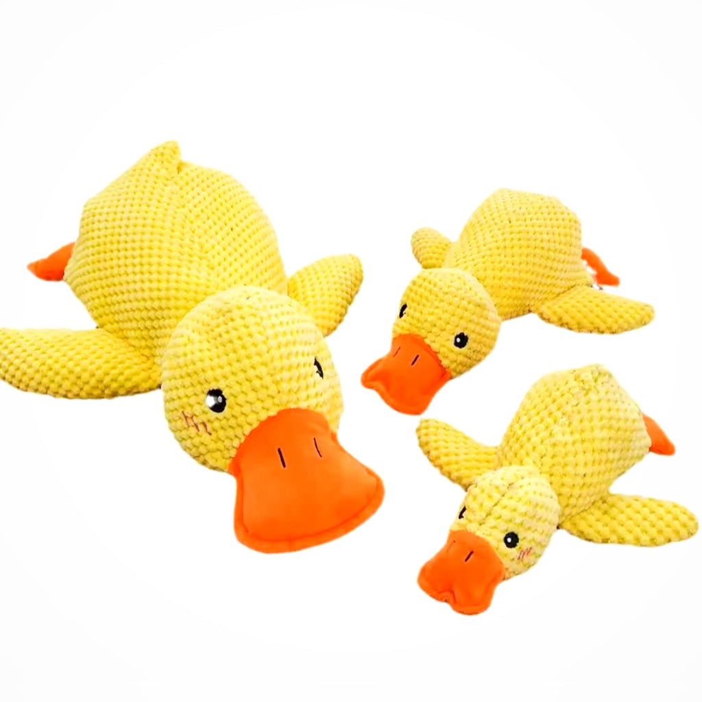 Juguete de Peluche de Pato Amarillo para Perro