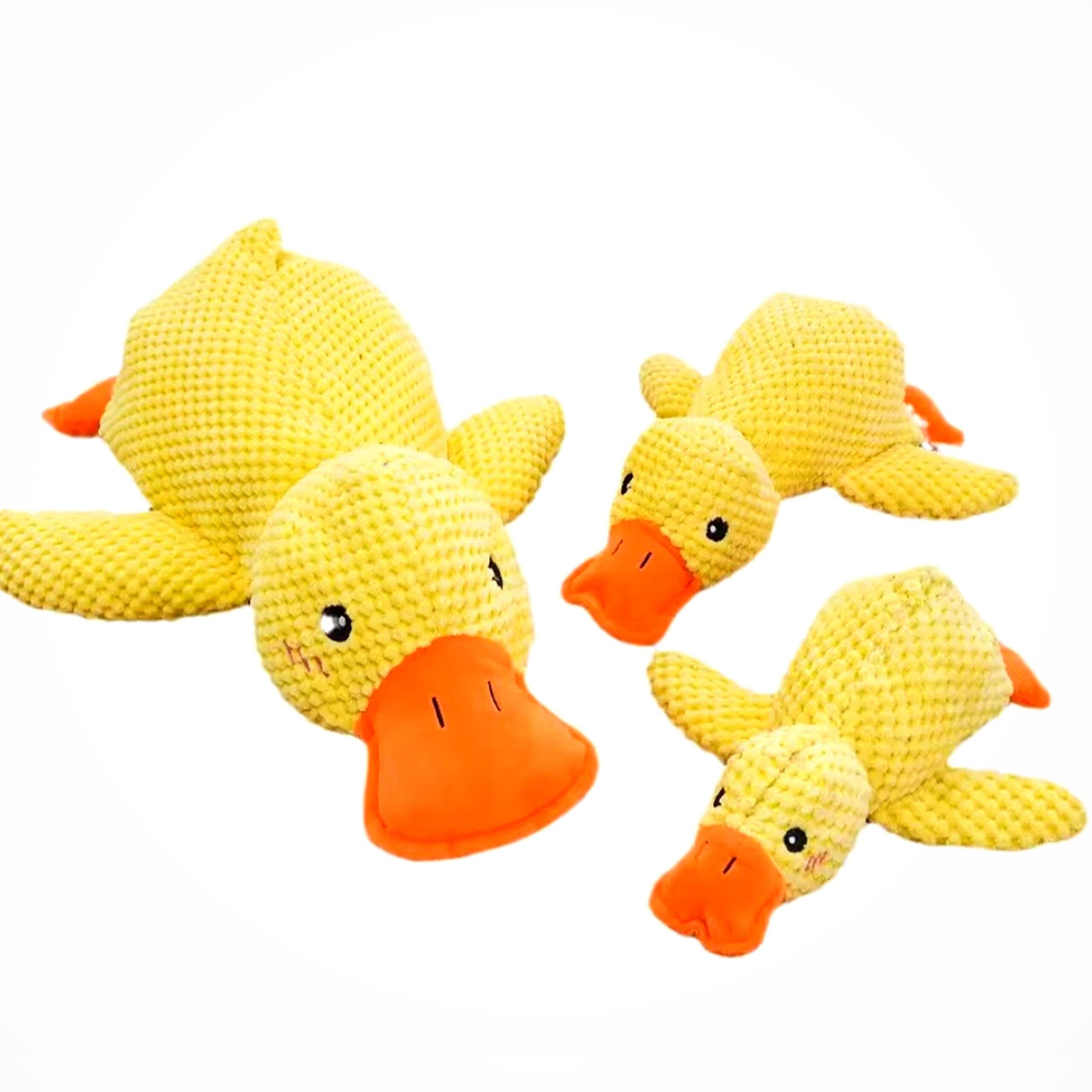 Juguete de Peluche de Pato Amarillo para Perro