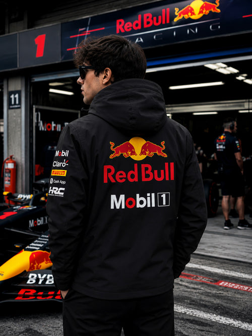 Chubasquero Impermeable de Red Bull Negro