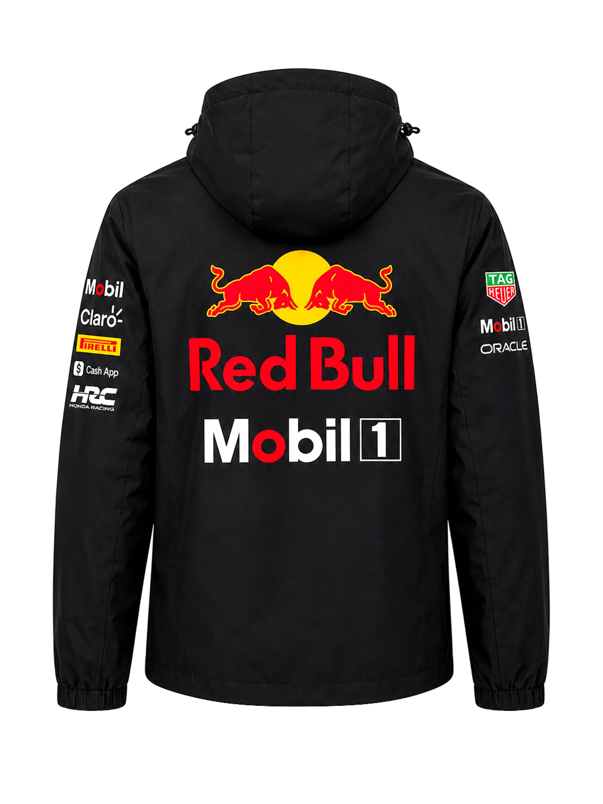 Chubasquero Impermeable de Red Bull Negro