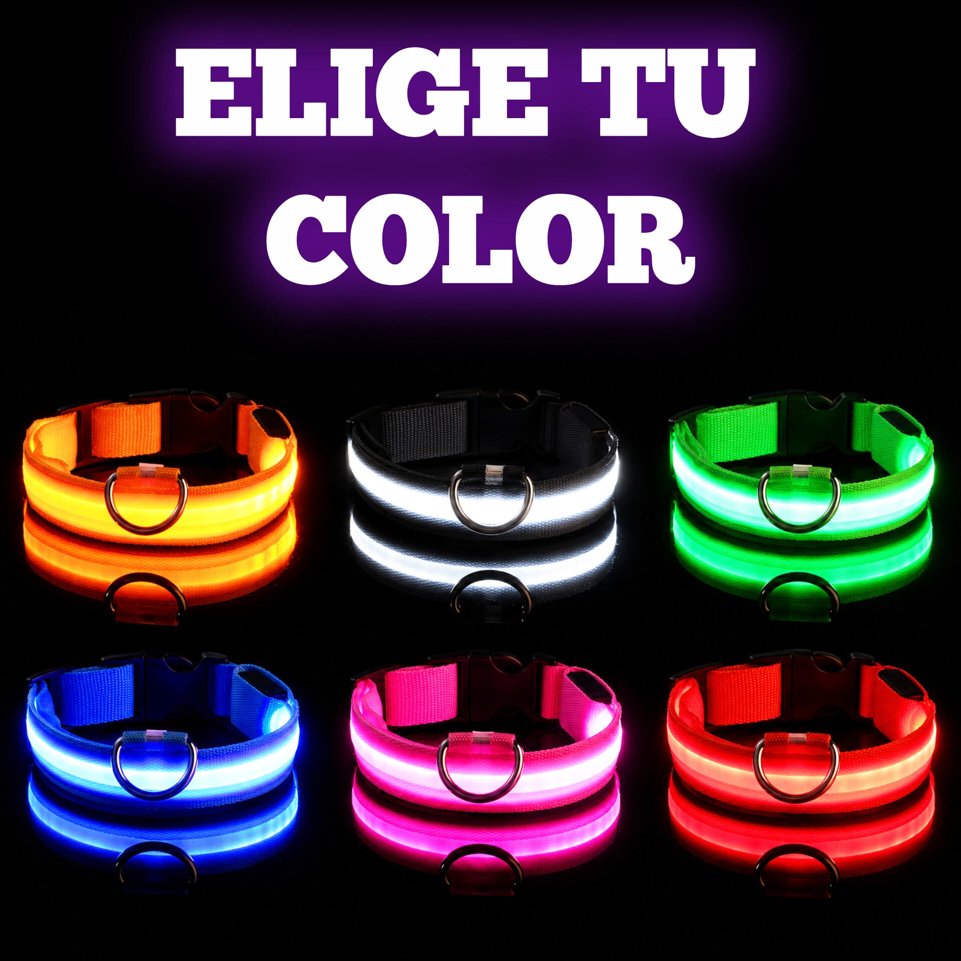 Collar LED para Perro